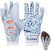 GLOSAV Football Gloves for Kids, Youth, and Adults - Super Sticky Silicone Receiver Gloves for Men and Women