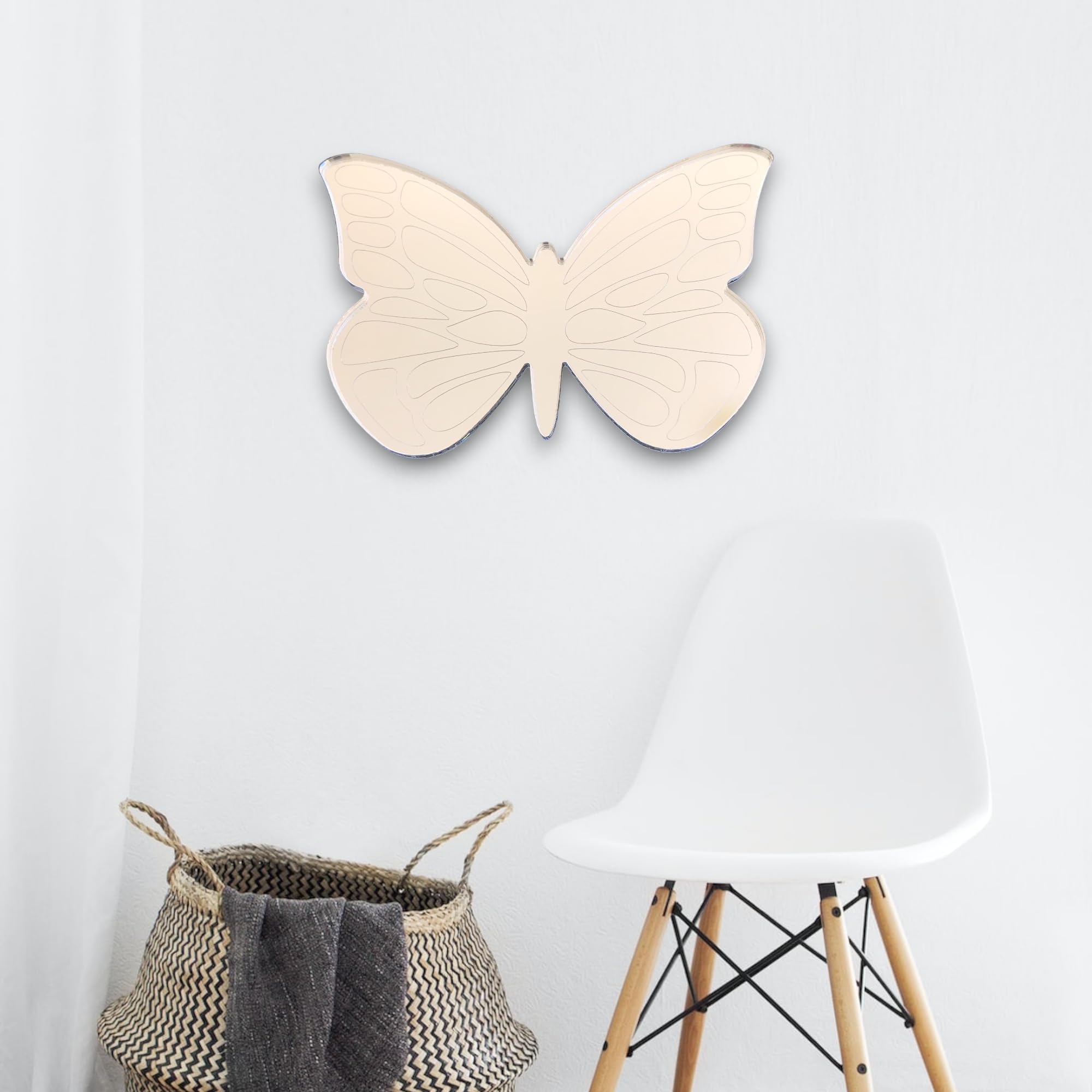 Super Cool Creations Butterfly Mirrors Etched - 60cm x 41cm