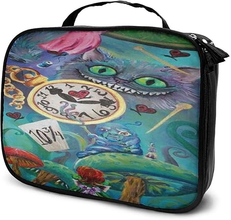 Amazon Daitu不思議の国のアリス 化粧品袋の女性旅行バッグ収納大容量防水アクセサリー旅行 Daitu ビューティー 通販