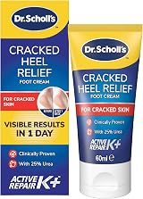 Dr. Scholl's Cracked Heel Cream Repair K+ 60ml Dry Skin Moisturising Keratin view 1