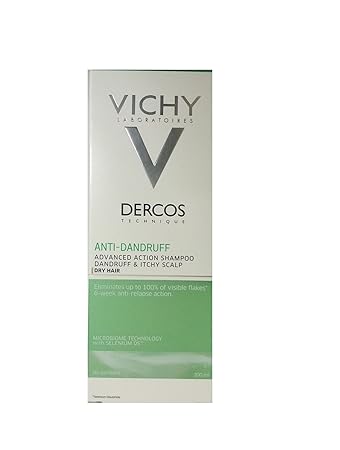 Vichy Dercos Shampoo Antischuppenkur, 1er Pack (1 x 200 ml)