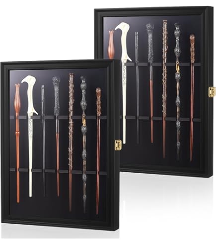 WANDS パネル Amazon.com: Grhonior 7 Wands Display case Universal Wizard Magic