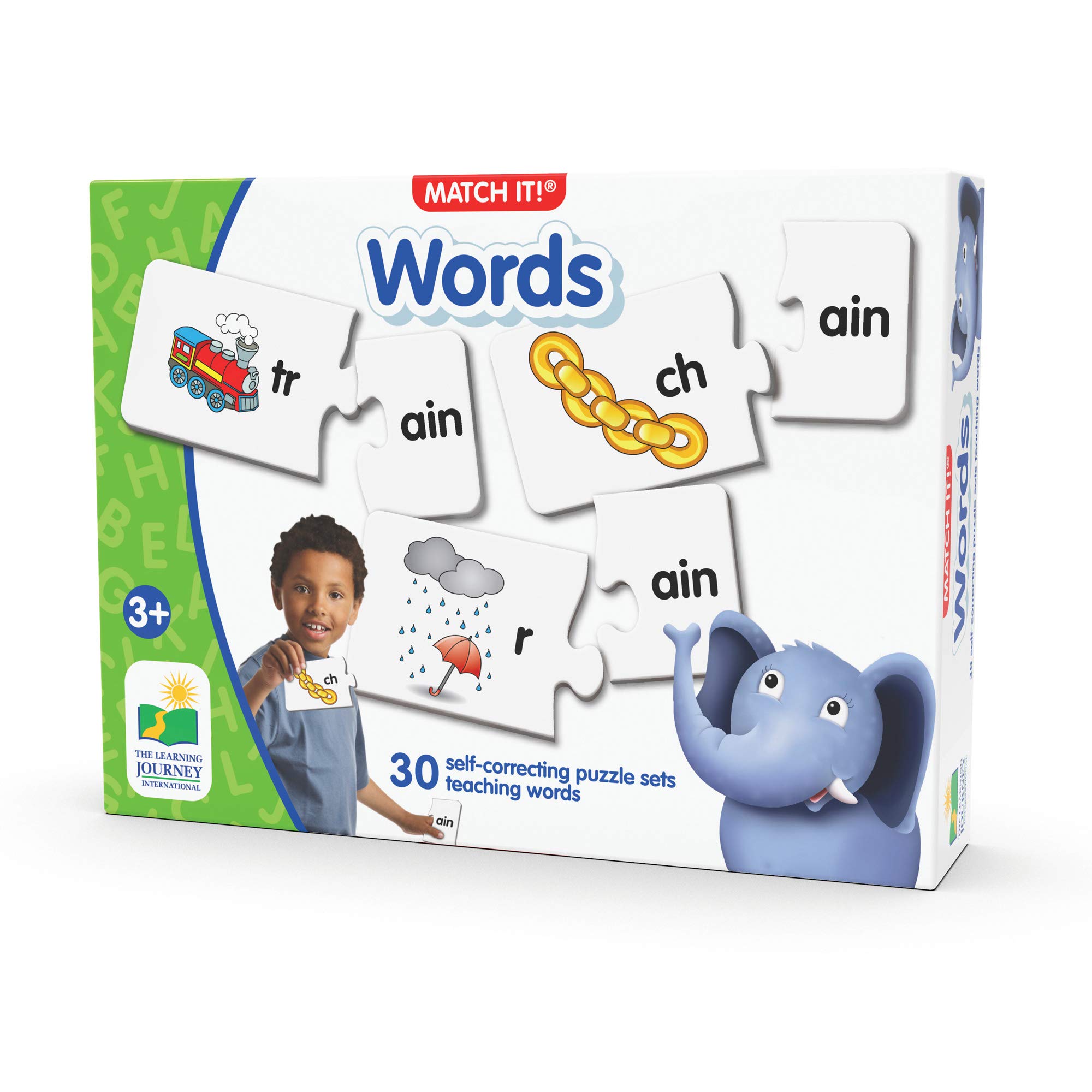 The Learning Journey: Match It! Words - Educational Toys and Learning Games for Kids Ages 3-5, Learning To Read, Word Puzzles, Educational Award Winning Toys