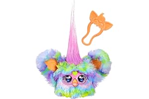 Furby Furblets Swee-Dee Spring Mini Friend, Easter Chick Themed, Electronic Plush Toys for Girls & Boys, Multicolor, Speaks Furbish & Plays Music, Back to School Gifts, Ages 6+
