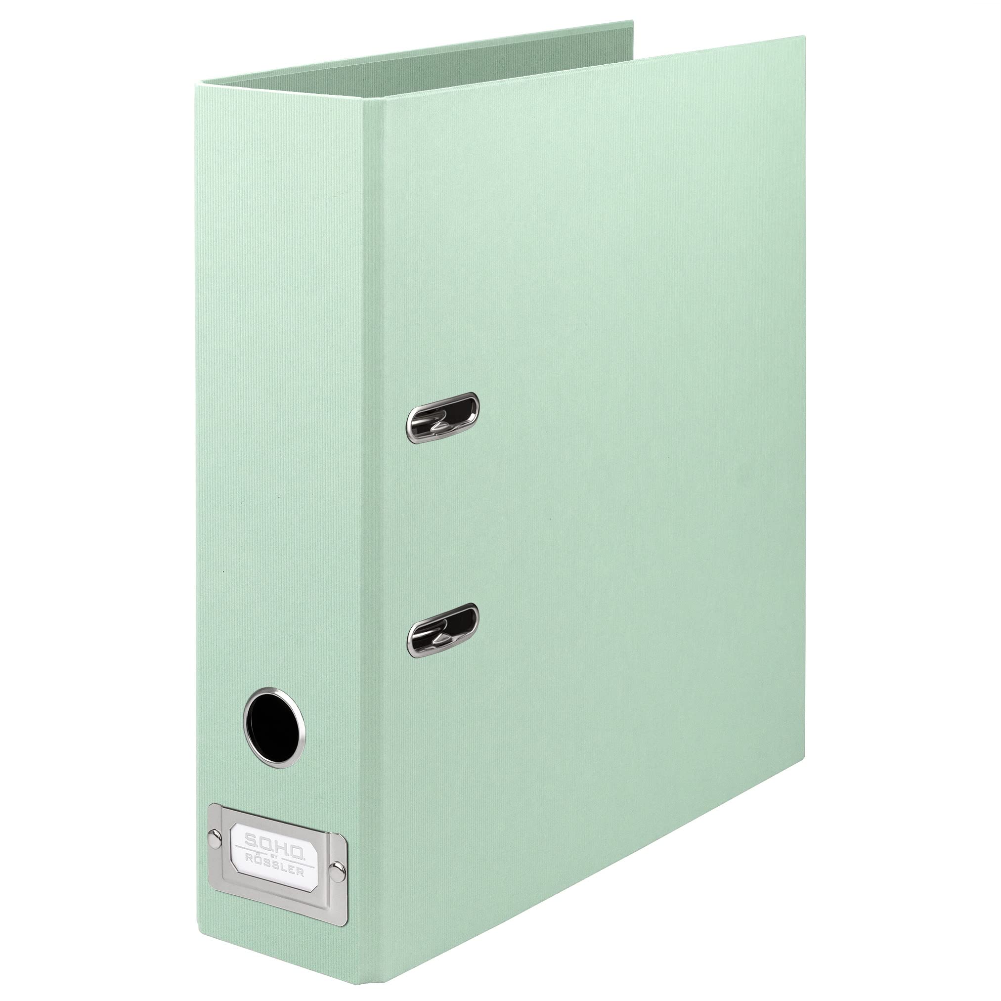 Rössler Papier 1317452658 - S.O.H.O. Map DIN A4 met insteeklabel, rugbreedte 80 mm, mint, 1 stuk