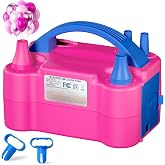 SINBEE Balloon Pump Electric Party Decorations - Portable Dual Nozzle Balloon Inflator for Party Balloons, Birthday, Baby Shower