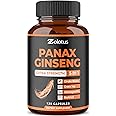 Zolotus Korean Red Panax Ginseng + Ginkgo Biloba, Ashwagandha, Beetroot, Green Tea - Support Strength, Stamina, Energy Production & Mood Balance - 120 Capsules
