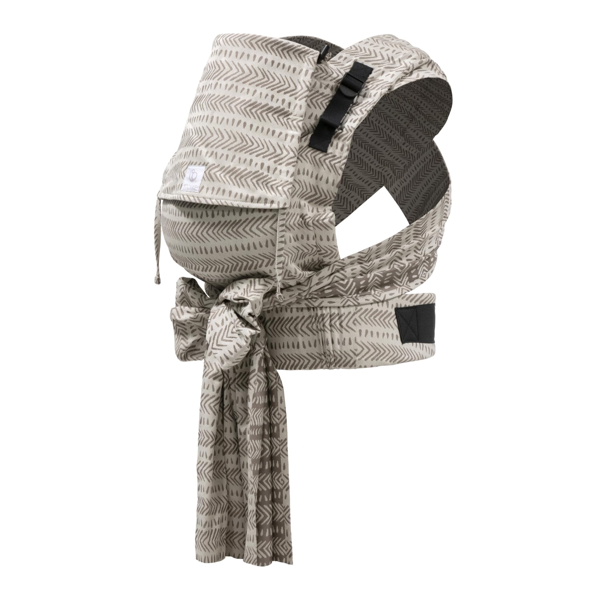 Stokke Limas Carrier Plus, Boho Beige - 2023 Version (OCS) - Half-Buckle Baby Carrier - Three Carrying Options - Safe for Babies from 1 Month/4 kg to 18 kg