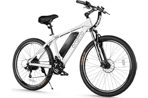 Oraimo Electric Bike for Adults,350W BAFANG Motor(Peak 500W), 4A 3H Fast Charge, UL Certified 468Wh Li-ion Battery, 26" Mountain Ebike Shimano 21 Speed, Air Saddle Adult Electric Bicycle