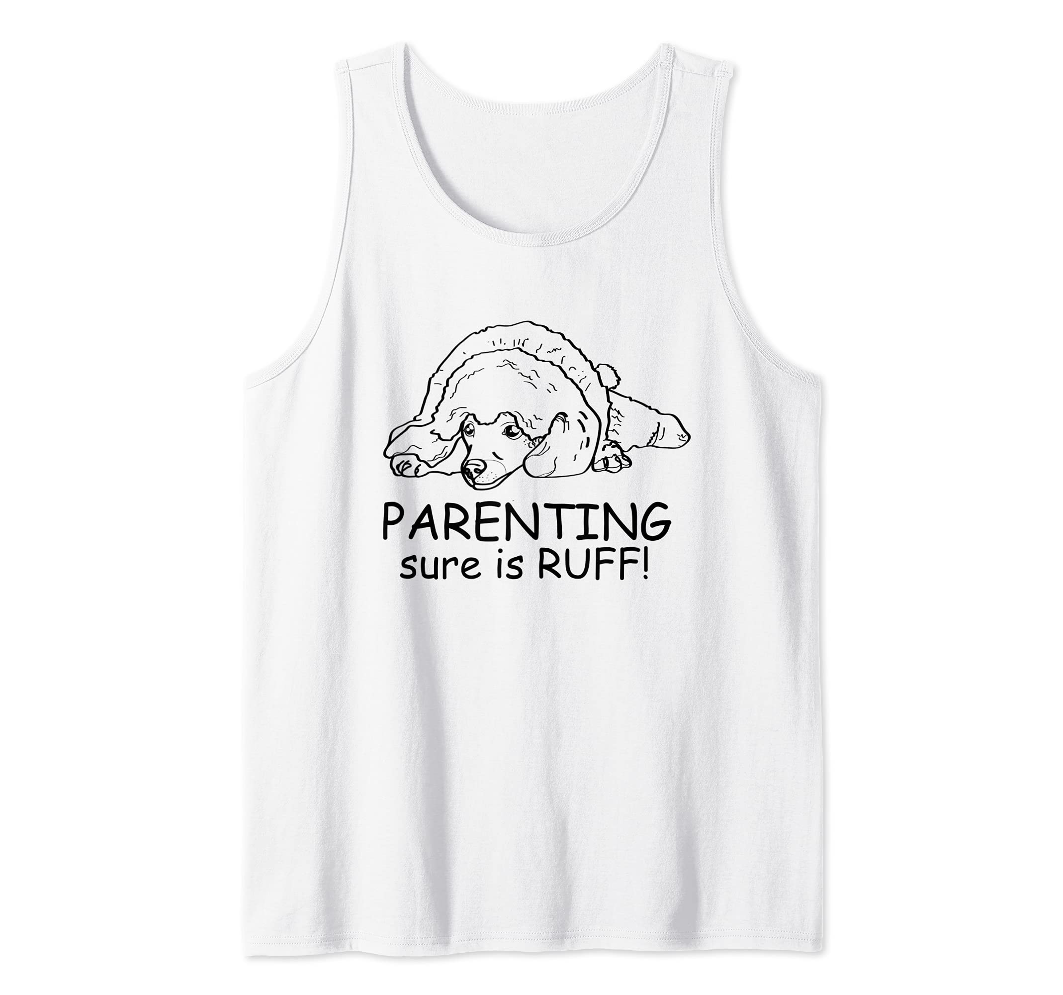 Poodle Dog Love-r Cute Funny Dog Mom Tank Top