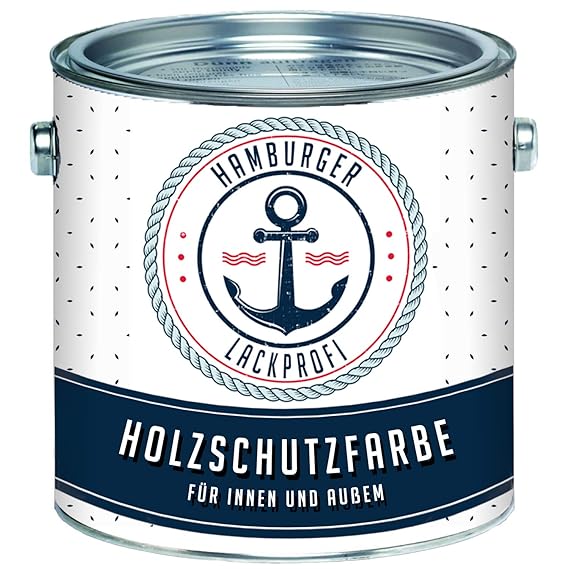 Holzschutzfarbe Weiß Wetterschutzfarbe Aussen (2,5 L)
