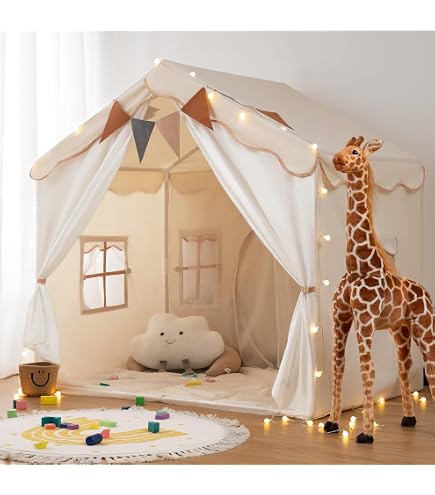 Tente de jeu pour enfants Costway, grande maison de jeu, château de jeu pour enfants, avec tapis, rose | Best Buy Canada Tente de jeu pour enfants Costway, grande maison de jeu, château de jeu pour enfants, avec tapis, rose | Best Buy Canada