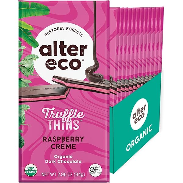 Amazon.com : Alter Eco Orange Creme Truffle Thins, Chocolate Bar