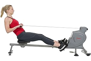 Sunny Health & Fitness Space Efficient Multi-Function Magnetic Rowing Machine