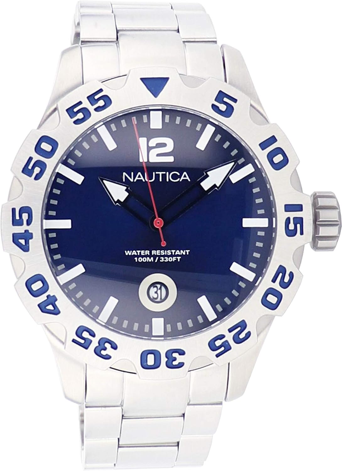 Nautica Steel Bracelet Marine Blue Dial Men�s
