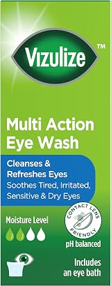 Vizulize Multi Action Eye Wash Brand Vizulize Sterile Isotonic Eye Solution view 2