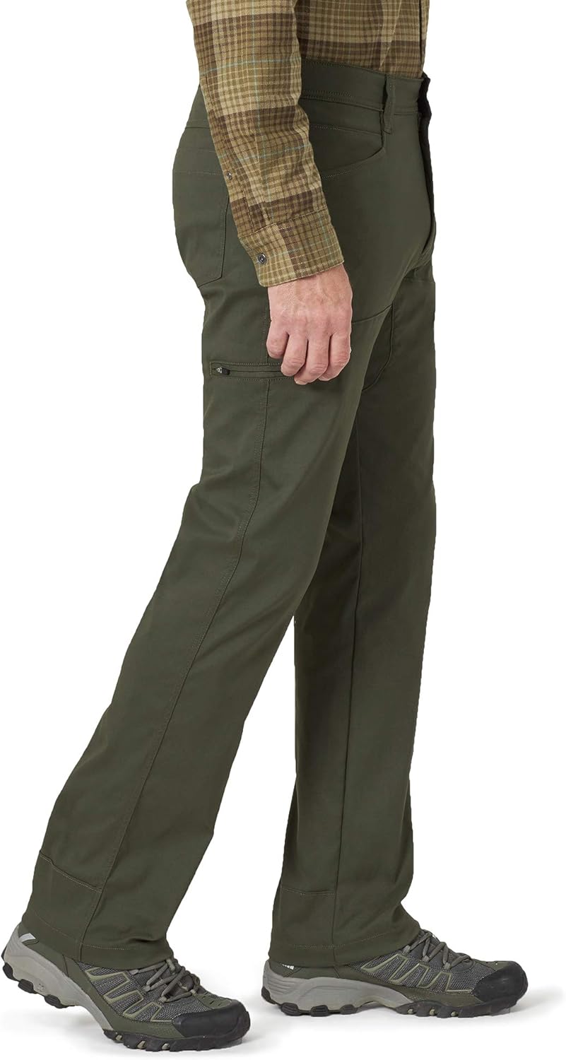 wrangler men's outdoor expandable waist utility pant