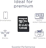 Integral 128GB Micro SD Card 4K Video UHS-I U3 A2 C10 180MB/s Read 90MB/s Write view 6