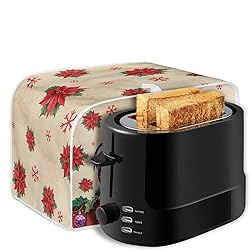 Annejudy Christmas Rooster Print 2 Slice Toaster
