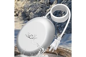 Winpull Bird Bath Heater 70W, Birdbath Deicer with Thermostatically Controlled, Heavy Duty Premium Cast Aluminum Winter Water Heated De-icer for Bird Chicken Outdoors