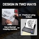 Rayyl Tattoo Practice Skin Kit 8 Fake Skins 15 A4 Transfer Papers Training view 5