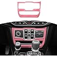 RT-TCZ for Jeep JL Center Dash Window Switch Panel Trim Cover for Jeep Wrangler JL JLU Gladiator JT 2018-2024 Pink Interior Accessories