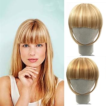 Amazon Com Yrenrea Hair Front Fringe Clip In Hair Bangs