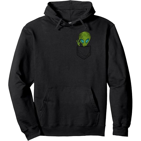 Amazon.com: Alien Zip Up Hoodie Men Women - Extraterrestrial UFO