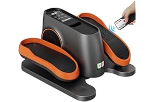 Samini Electric Under Desk Elliptical Ellipse Leg Exerciser Foot Exercise Machine Exercises Elipse Fit Equipment Adjustable Speeds with LCD Monitor for Seniors