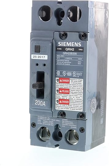 Siemens Us2 Qrh22b200 Molded Case Circuit Breaker Color Amazon Com