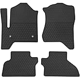 Lwope Car Floor Mats Custom Fit for Chevrolet Tahoe/GMC Yukon 2015-2020 Chevy Black Rubber All Weather Protection Auto Floor Liners Heavy Duty Odorless