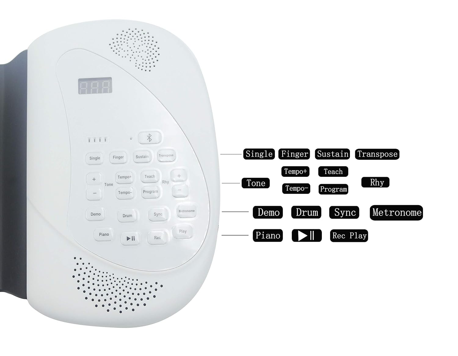 Amazon.com: Eshenma Roll up Piano Portable Piano RO-A88 Key Flexible Soft Power Digital roll Keyboard Built-in Loud Dual Speaker can USB Charge AA Battery ...