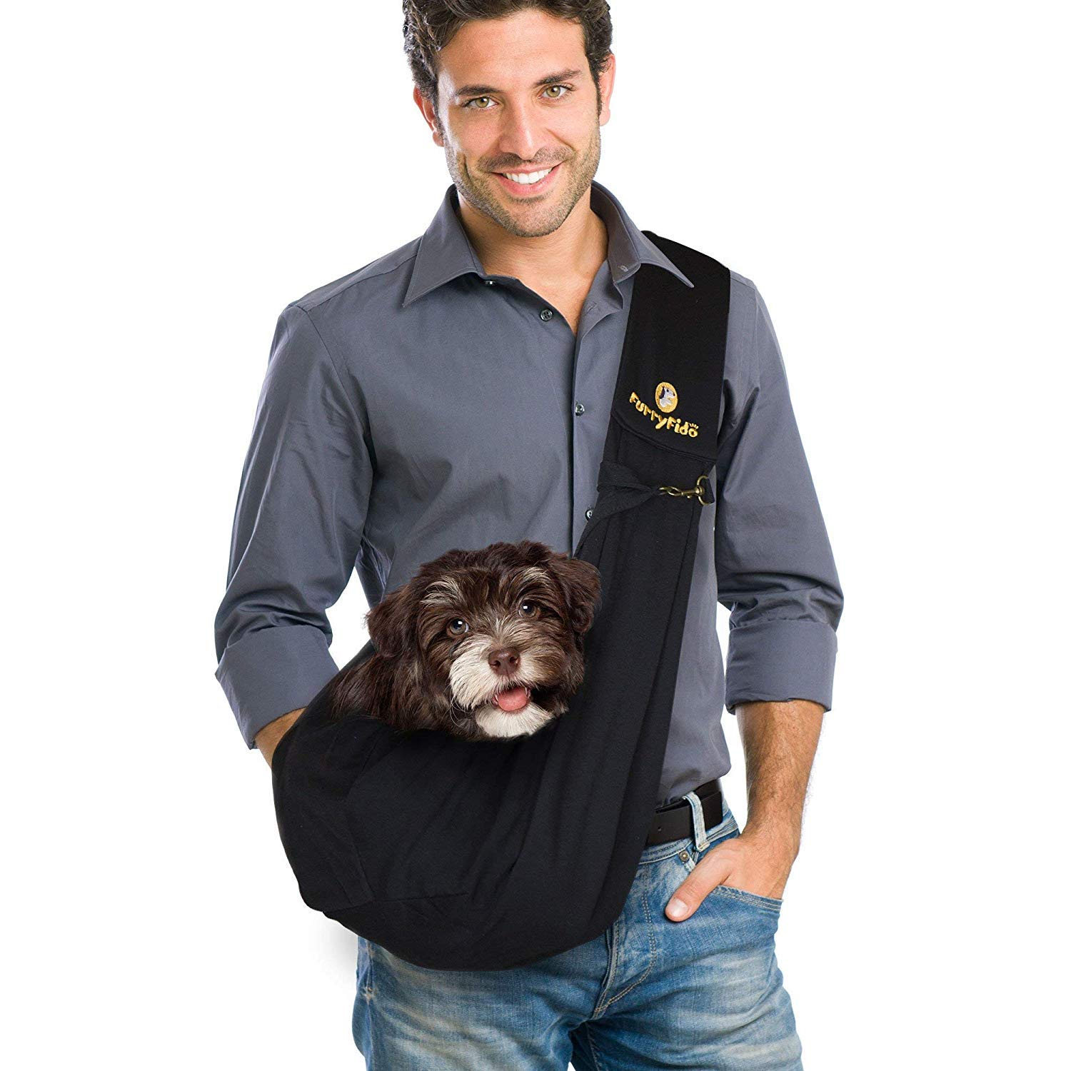 furryfido pet sling