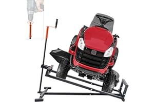 VEVOR Ride on Lawn Mower Lift Jack, 880 Lbs Weight Capacity, Telescopic Maintenance Jack with Crank Handle & Power Tool Handl