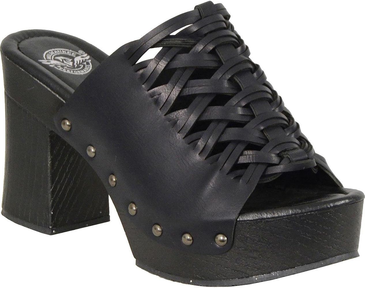 studded platform shoes