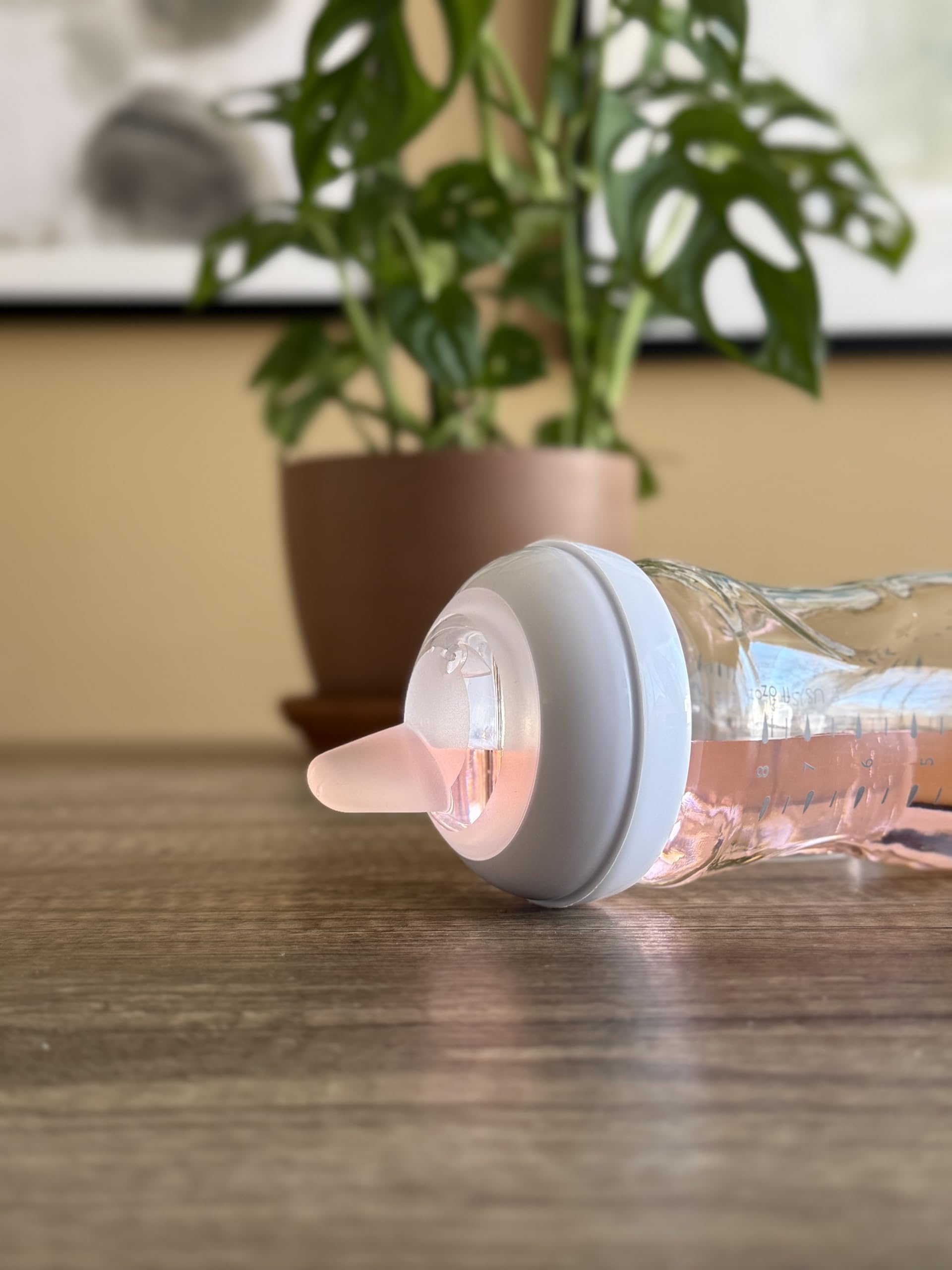 Sippy Spout Nipples for Philips Avent Natural Baby Bottles, My Grippy Spout Sippy Cup and Natural Trainer Sippy Cup, 4-Count, Soft Spout, Food Grade Silicone, BPA-Free, Convert to Sippy Cup, 4+ months