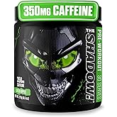 JNX SPORTS The Shadow! High Stim Preworkout | 350mg of Caffeine | Green Apple 30 Servings | Electric Energy, Mental Focus & Superhuman Strength for Men & Women
