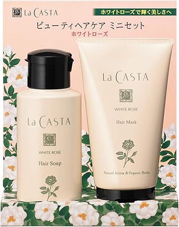 Amazon La Casta ラ カスタ ビューティヘアケア ミニセット ホワイトローズ シャンプー トリートメント みずみずしい ローズの香り 旅行用としてはもちろん ちょっとしたプレゼントに La Casta ラ カスタ シャンプー コンディショナーセット 通販