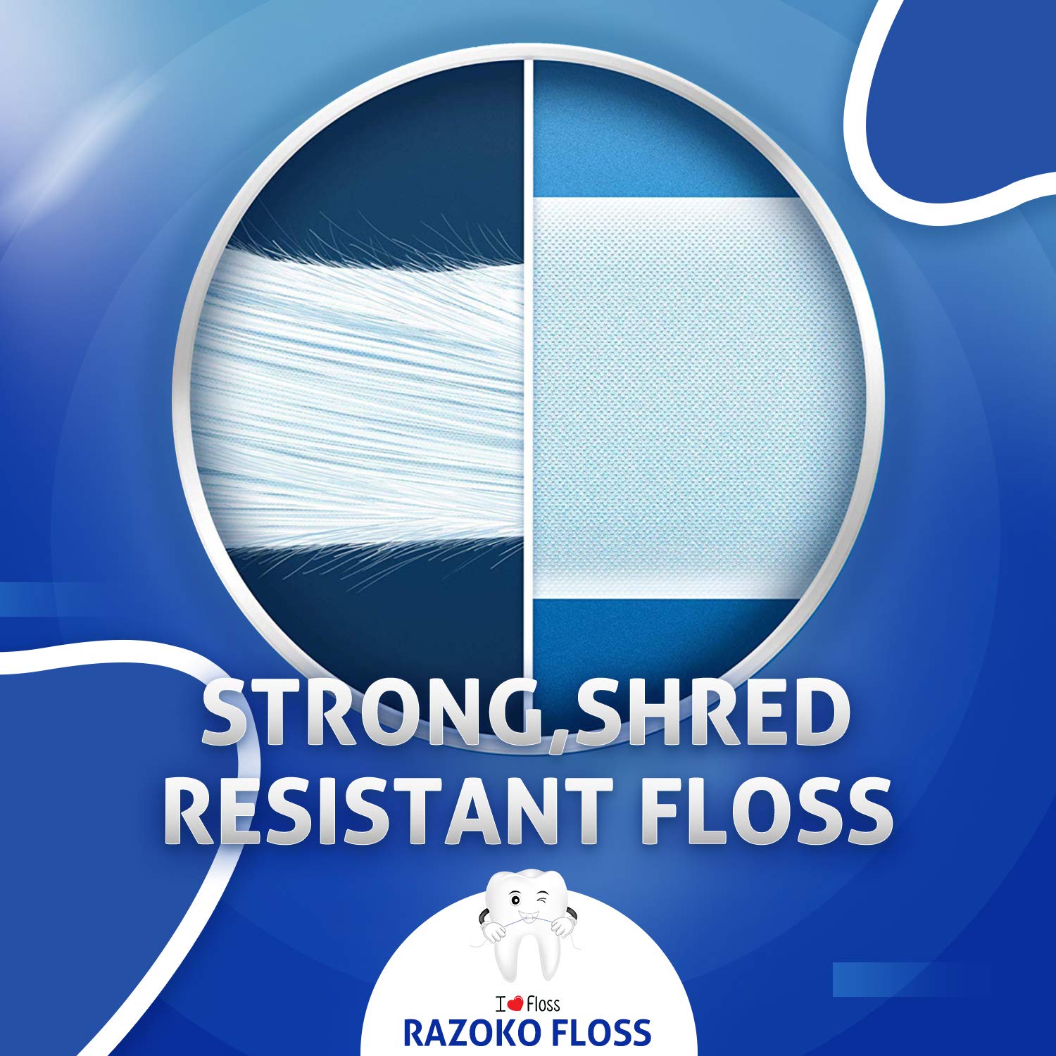 Dental floss Clean Flosser Mint 50m (Pack of 8)