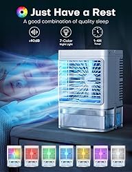 COOLECH Personal Air Conditioner w/Remote & LED