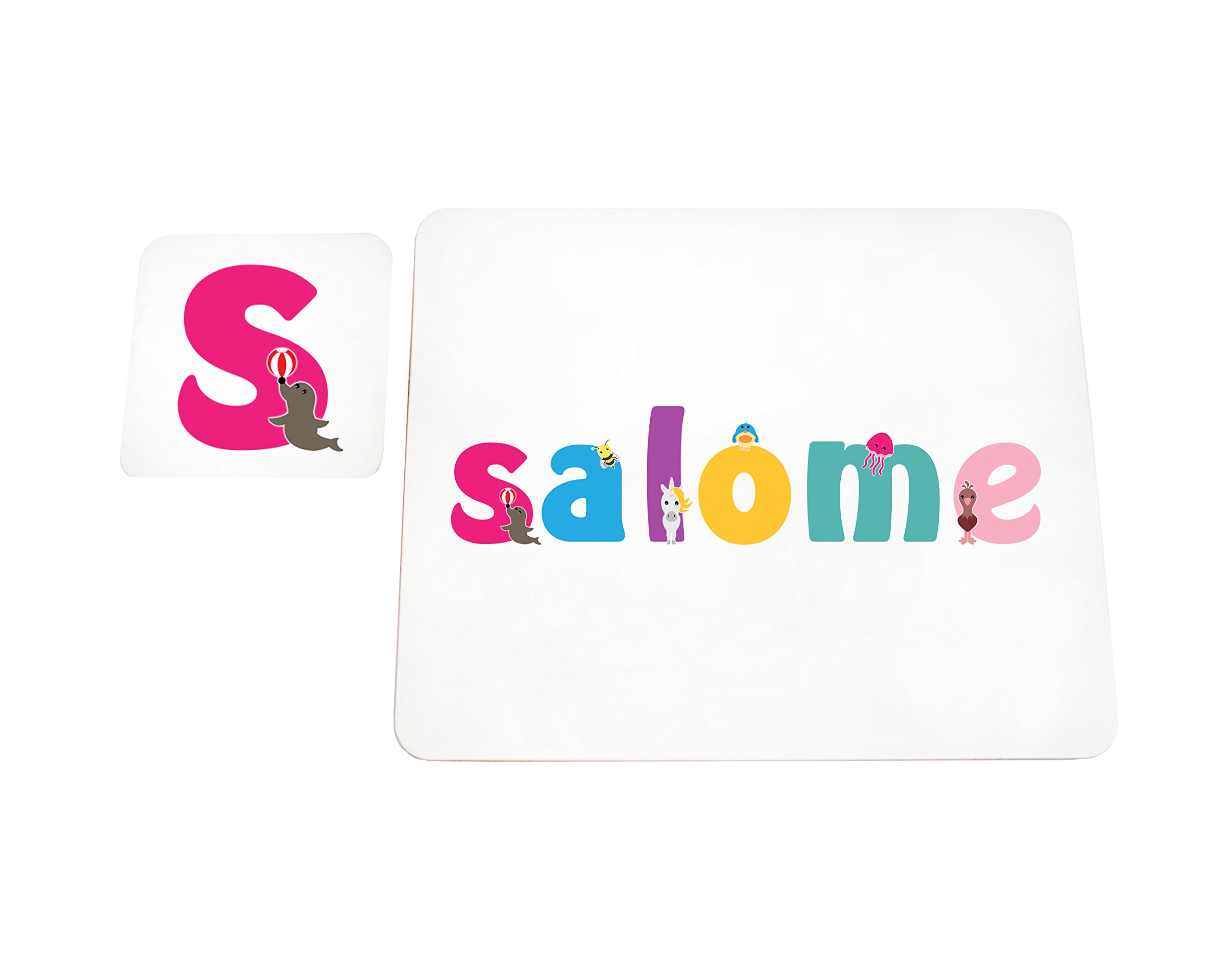Little Helper with Coaster Doily Style Example Girl/The Name of Colourful Salome