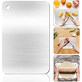 Stainless Steel Cutting Boards for Kitchen - Food Grade, Non-Stick Chopping Board for Meat, Fruit, Vegetables - Dishwasher Safe (12 x 8 in)