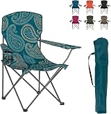Highlander Compact Camping Chair Lightweight Folding 2.2kg with Cup Holder view 1