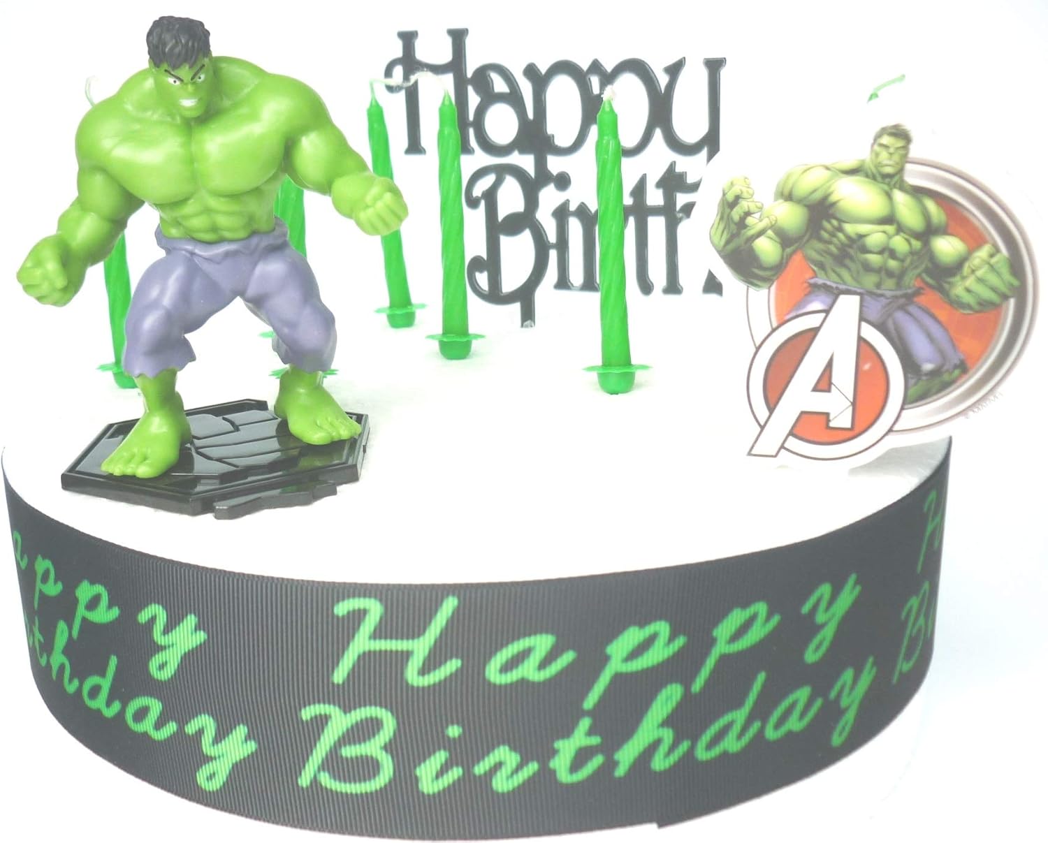 Ensemble De Decoration Pour Gateau D Anniversaire Hulk Amazon Fr Cuisine Maison