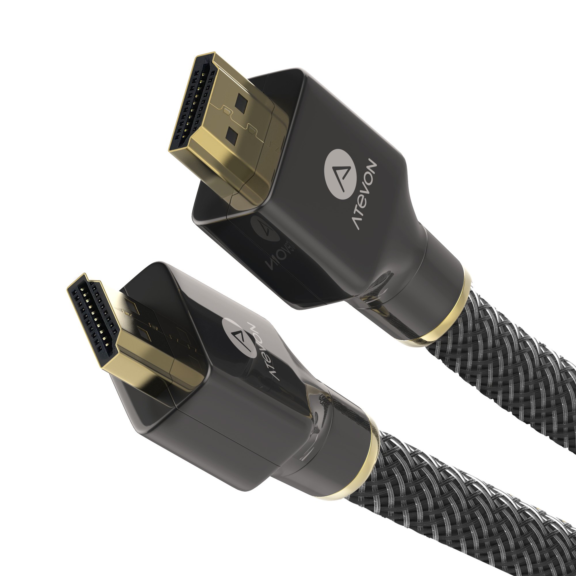 4K HDMI Cable 6 ft Atevon High Speed 18Gbps HDMI 2.0 Cable 4K HDR
