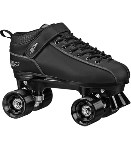 Epic Super Nitro Black Speed Skates Package - Complete Skate Set For Beginners & Intermediate