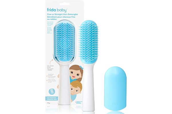 Frida Baby Toddler Hair Brush: Strong Bristle Hair Brush for Fine or Straight Hair
