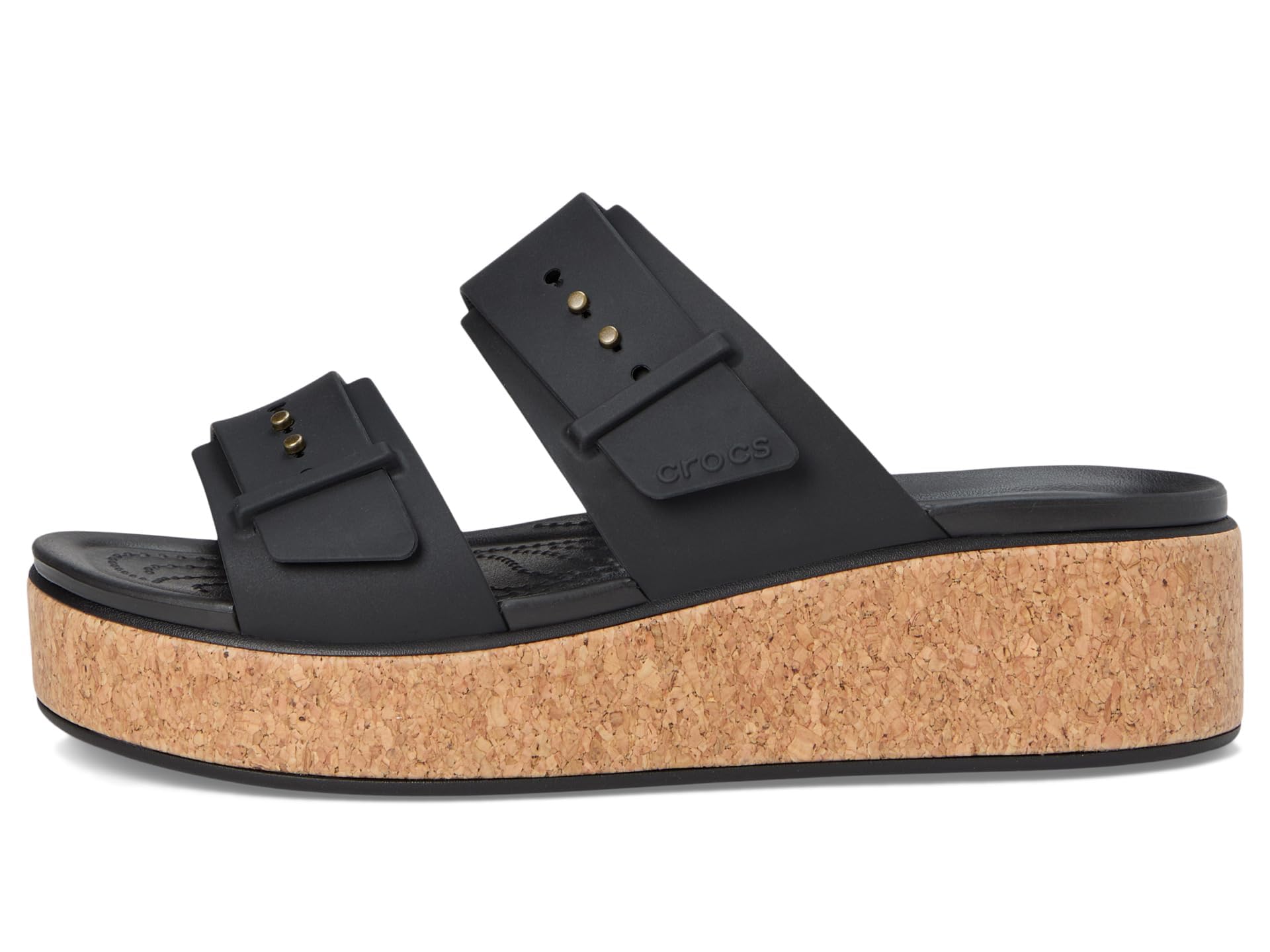 Crocs Unisex-Adult Brooklyn Cork Buckle Sandals Wedge