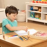 Melissa & Doug Wooden Stamp Set with Colouring Pencils - Kids Arts & Crafts Age view 6