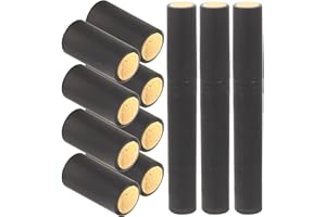 Veemoon 200pcs Black Heat Shrink Caps 30mm Wine Bottle Sealer PVC Shrink Capsules for Home Wine Bottling